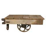 Vintage Industry Freight Dolly Table